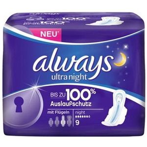 Always Ultra Night Maandverband - 7 Stuks