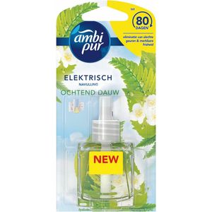 Ambi Pur Electrische Luchtverfrisser 1 compartiment Navulling Morning Dew