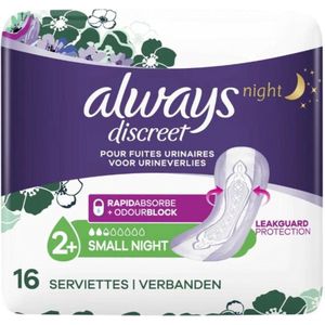 Always Discreet Incontinentieverbanden Light Small - 16 Stuks