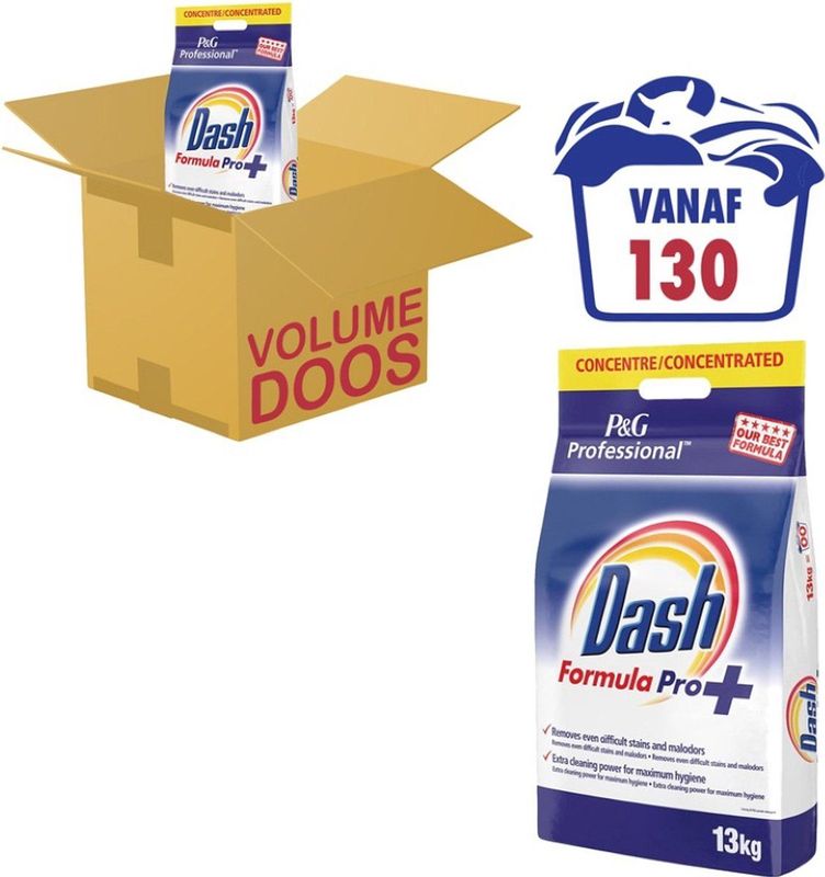 Wasmiddel - Poeder - Wit - 13 kg - Voor Industriële Wasmachines