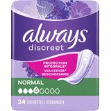 Always Discreet Incontinentieverbanden - Maat Normaal - 4 x 12 = 48 Stuks