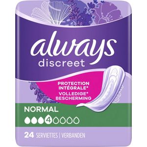 Always Discreet Incontinentieverbanden - Maat Normaal - 4 x 12 = 48 Stuks