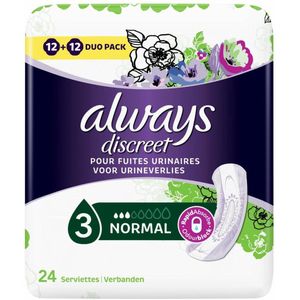 Always Discreet Maandverband Normal 24 stuks