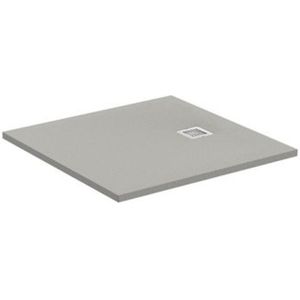 Ideal Standard Ultraflat Solid douchebak vierkant 100x100x3cm betongrijs K8216FS