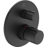 Ideal Standard - Ceratherm T100 Einzel-Thermostat A5813XG Unterputz, Bausatz 2, silk black