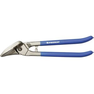 Promat - Ideaalplaatschaar - Staal - RVS - Lengte 260 mm