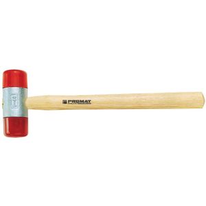 Promat Plastic hamer | hoofd-d. 27 mm koplengte 88 mm | celluloseacetaat rood | hout - 4000811531 - 4000811531