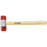 Promat Plastic hamer | hoofd-d. 50 mm koplengte 115 mm | celluloseacetaat rood | hout - 4000811535 4000811535