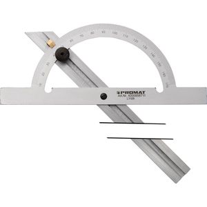 Promat Hoekmeter | gradenboog-d. 150 mm | raillengte 300 mm - 4000858711 - 4000858711
