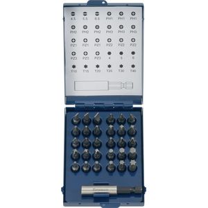 Promat Bitassortiment | 31-delig | sleuf/PH/PZD/TX | met magneet en borgring - 4000829653 - 4000829653