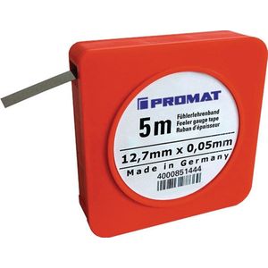 Promat Voelermaatband | dikte 1,00 mm | lengte 5 m breedte 12,7 mm - 4000851467 4000851467