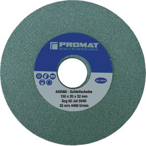 Promat slijpsteen - 200x25x32mm - groen - k80 - 4000842068