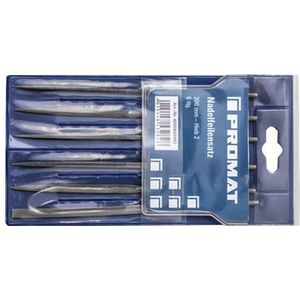 Promat Naaldvijlset - 200 mm - 6-delig - 400840402