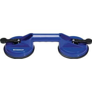 Promat - Zuignaphandvat - Draagvermogen 80 kg - Kop-Ø 118 mm - 2 Koppen ABS Kunststof
