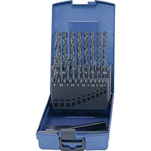 Promat Spiraalborenset | DIN 338 type N | nominale-d. 6-10x0,1 mm | HSS | 41 delig kunststof cassette - 4000861935 4000861935