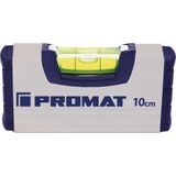 Promat Waterpas | 10 cm | aluminium zilver | ± 0,5 mm/m - 4000857183 - 4000857183