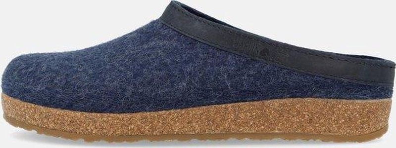 Haflinger - Grizzly Torben - Pantoffel - Blauw - Wol