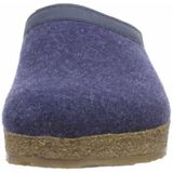 HAFLINGER Grizzly Torben Pantoffel - Jeans - 100% Wolvilt - Antislip Zool