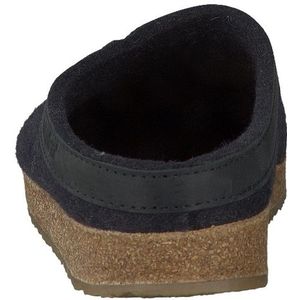 Haflinger Grizzly Torben - Pantoffels Dames - Pantoffels Heren  - Graphit - Maat 39