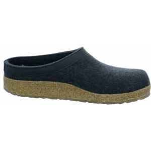 Haflinger - Grizzly Torben - Pantoffel - Graphite - 100% Wolvilt