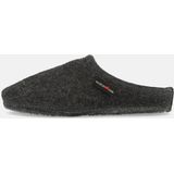 Haflinger - Alaska - Pantoffels - Grijs - Wollen Bovenwerk - Antislip Zool