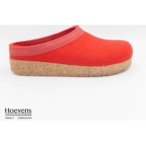 Haflinger - Torben - Pantoffels - Grijs - Wolvilt - Ergonomisch Voetbed