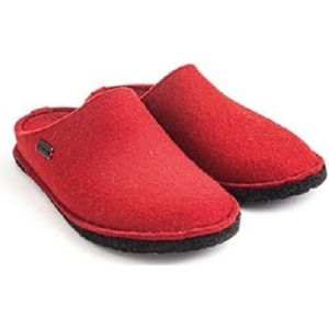 Haflinger - Soft - Pantoffels - Rood - 100% Wol