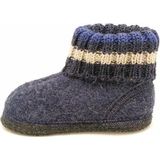 HAFLINGER - Paul - Slippers - Grijs - Scheerwol - Antislip