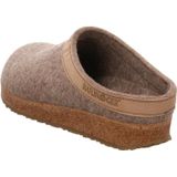 HAFLINGER Grizzly Torben Pantoffel - Jeans - 100% Wolvilt - Antislip Zool