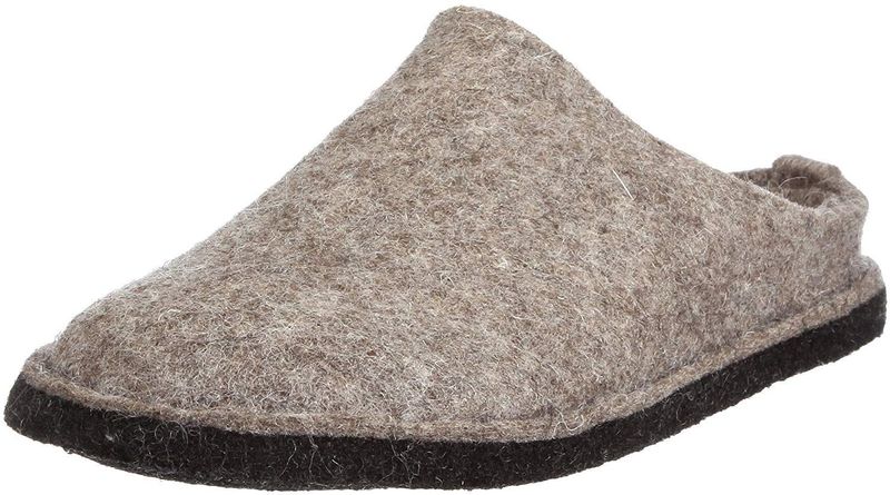 Haflinger - Flair Soft - Pantoffels - Wolvilt - Zwart