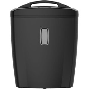 GENIE 580 Aktenvernichter 10 Blatt Partikelschnitt und CD Vernichtung schwarz