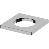 Hansa Hansaliving rozet vierkant voor kranen met zijbediening 5.5x5.5cm chroom 66360000
