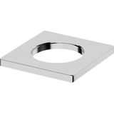 Hansa Hansaliving rozet vierkant voor kranen met zijbediening 5.5x5.5cm chroom 66360000