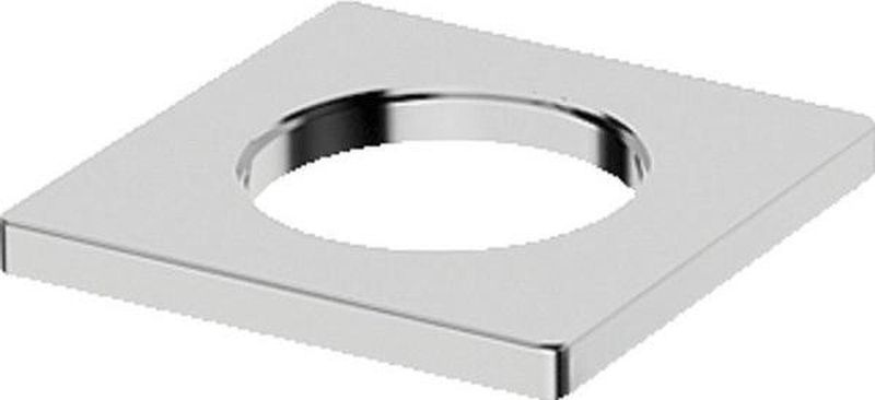 Hansa Hansaliving rozet vierkant voor kranen met zijbediening 5.5x5.5cm chroom 66360000