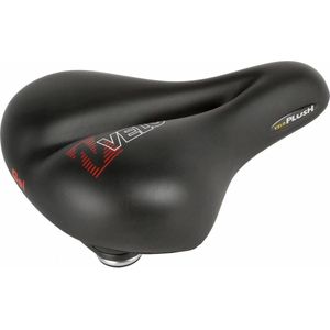 Velo - Plush Gel Zadel - Zwart - Vacuümtechnologie - Drukontlasting