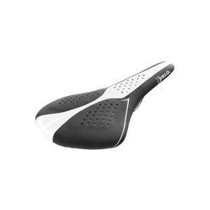 Velo Zadel Airthru Gel, fietszadel, racezadel, racefietszadel, ergonomisch design, O-Zone Base Cut, Crossbow Suspension, 273 x 140 mm, zwart-wit