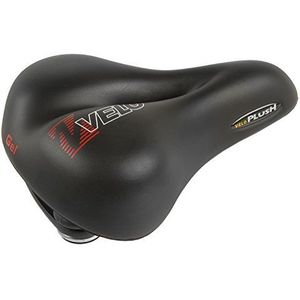 Velo - Plush Gel Zadel - Zwart - Biologisch Afbreekbare Gel
