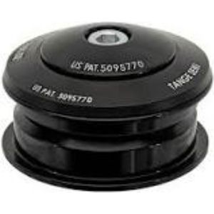 Neco Semi-geïntegreerd balhoofdstel - 1-1/8"" - ZS44/28.6 - Zwart - Compleet met top cap en kroonrace