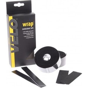 Velo stuurlint kurk - 4 tapes (160cm/8.5cm) - zwart