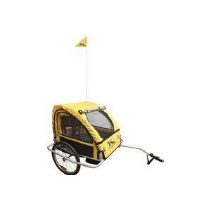 M-Wave Fietskar - Framebevestiging - Geel