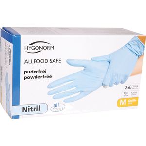 Hygonorm nitril handschoenen 250 stuks Medium Blauw