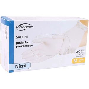 Hygonorm - Nitril Poedervrij - Handschoenen - Wit - 200 Stuks
