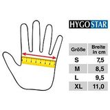 Nitril-Handschuh Safe Super Stretch puderfrei M 24cm wei&#223; VE=100 St&#252;ck