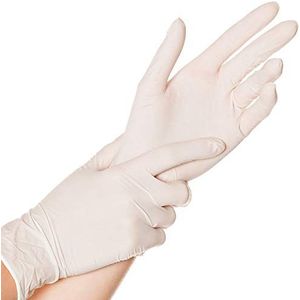 HYGOSTAR 2651 handschoenen latex gepoedercoat L