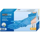 Nitril-Handschuh Super High Risk puderfrei M 30cm blau VE=50 St&#252;ck