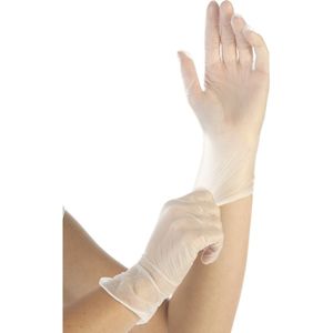 Vinyl handschoenen IDEAL, poedervrij, VE = 1000 stuks, maat 8 (M)