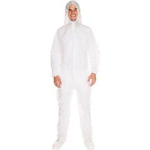 Franz Mensch PP overall HYGONORM met kap wit XXL