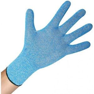 Snijbestendige handschoenen, voedselveilig, blauw, VE = 6 stuks, maat 10 (XL)