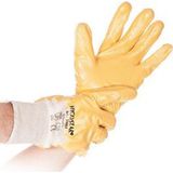 HYGOSTAR werkhandschoen 'NITRIL GRIP', geel, L