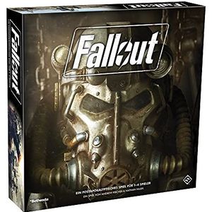 Fantasy Flight Games, Fallout, basisspel, expertspel, strategiespel, 1-4 spelers, vanaf 14+ jaar, 150+ minuten, Duits